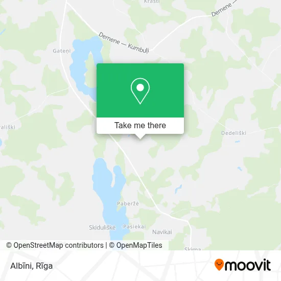 Albīni map