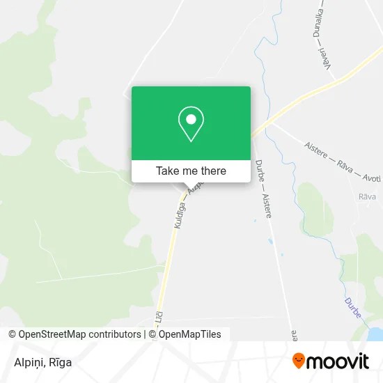 Alpiņi map