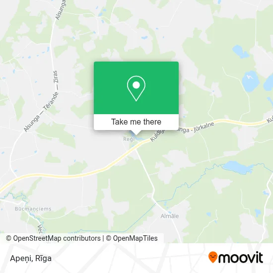 Apeņi map