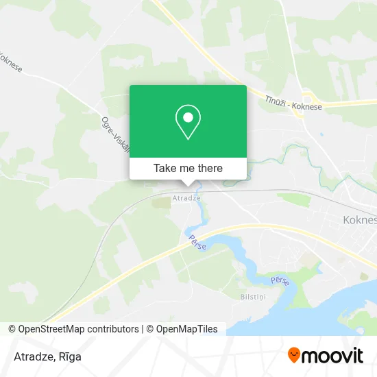 Atradze map