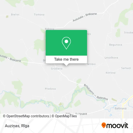 Auziņas map