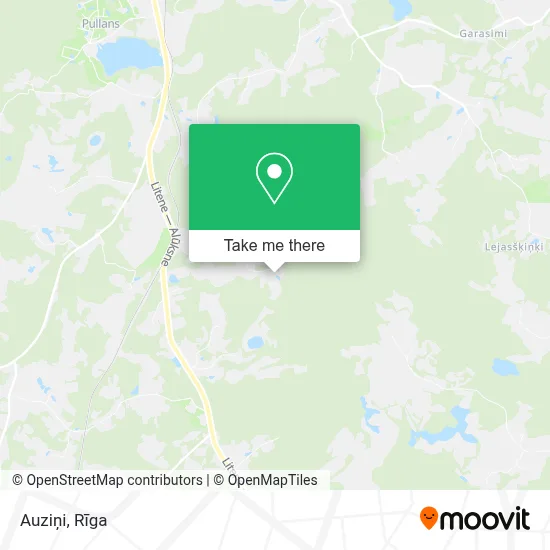 Auziņi map