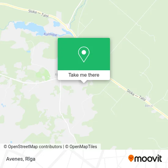 Avenes map