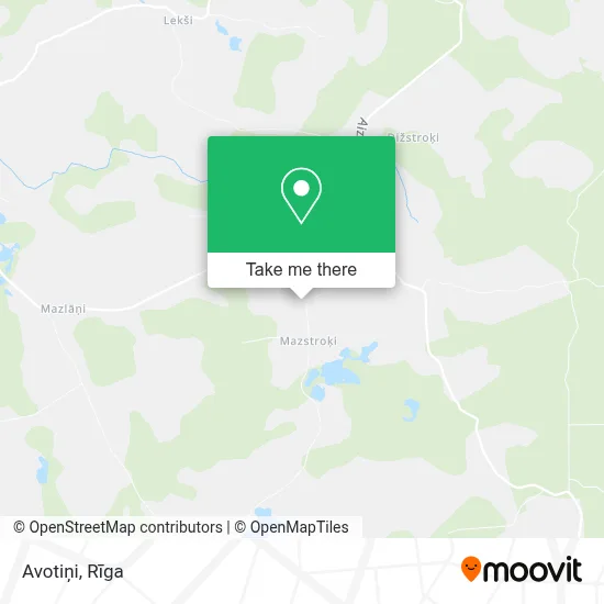 Avotiņi map