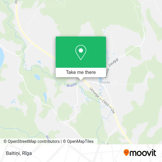 Baltiņi map