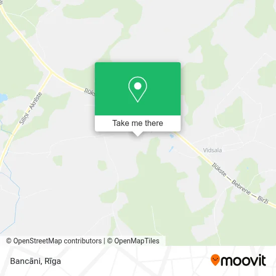 Bancāni map