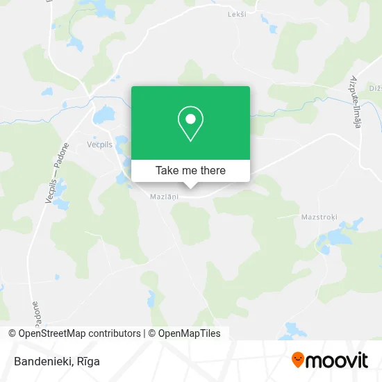 Bandenieki map