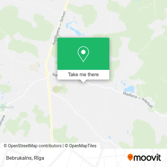 Bebrukalns map