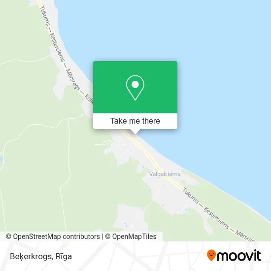 Beķerkrogs map