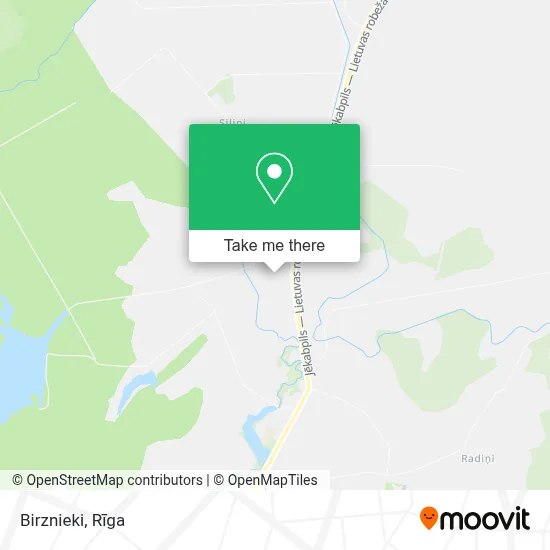 Birznieki map