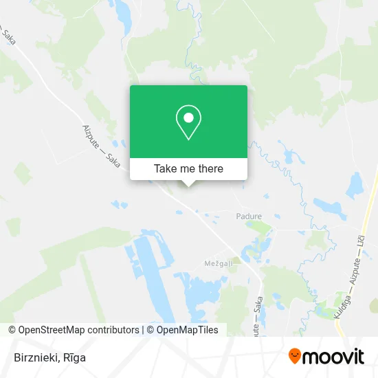 Birznieki map
