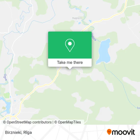 Birznieki map