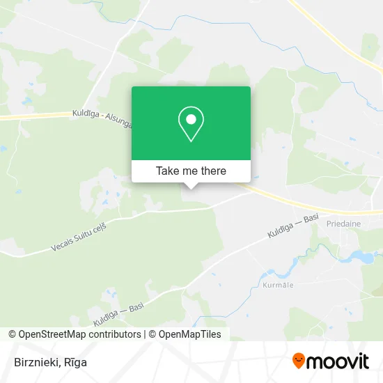 Birznieki map