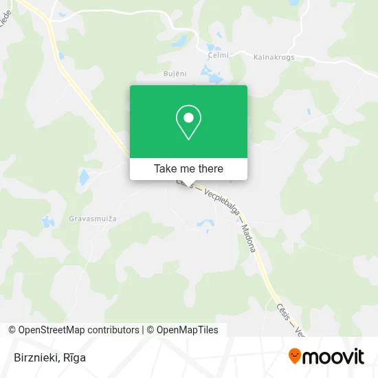 Birznieki map