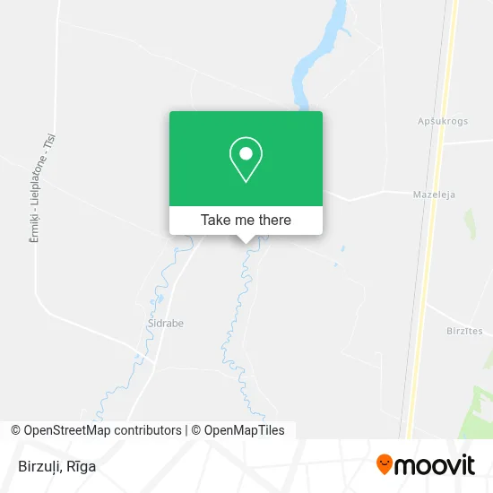 Birzuļi map