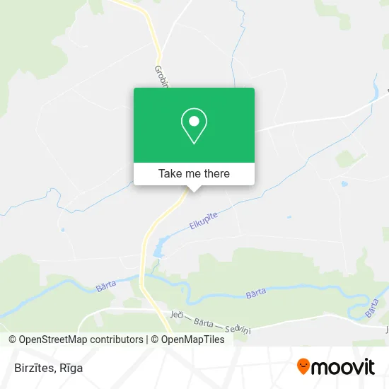 Birzītes map