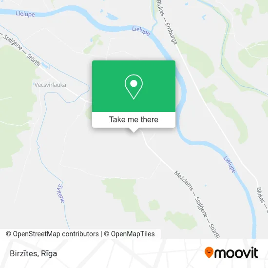 Birzītes map