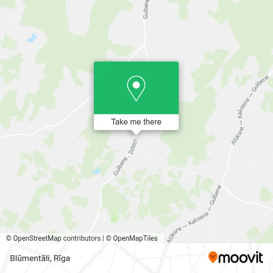 Blūmentāli map