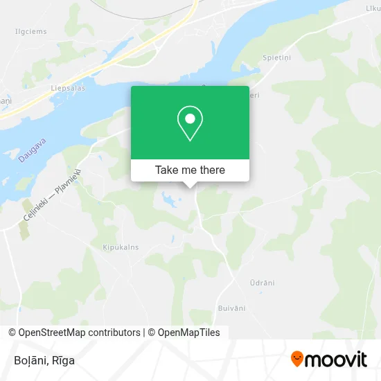 Boļāni map