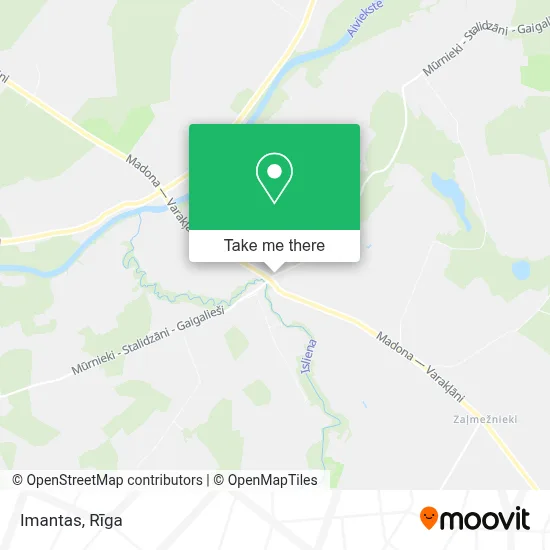 Imantas map