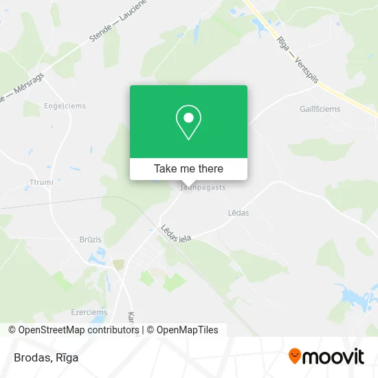 Brodas map