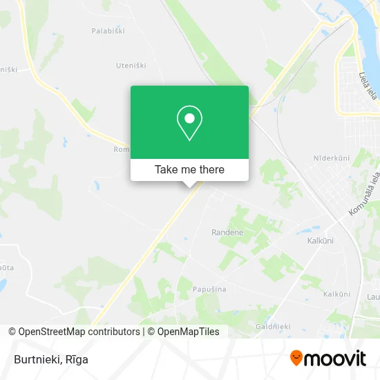 Burtnieki map
