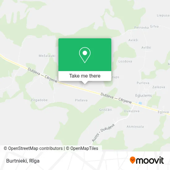 Burtnieki map