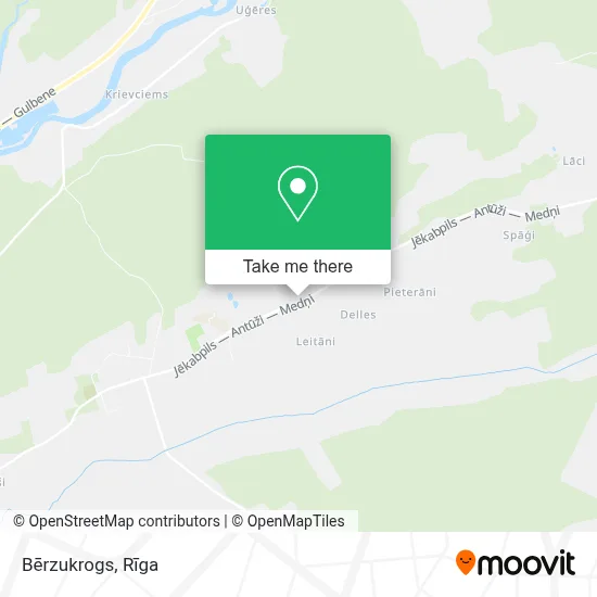 Bērzukrogs map