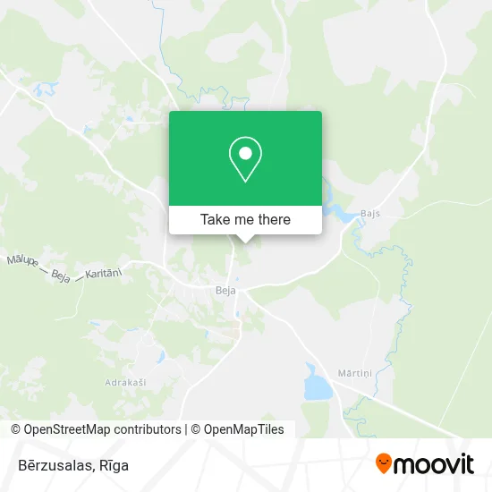 Bērzusalas map