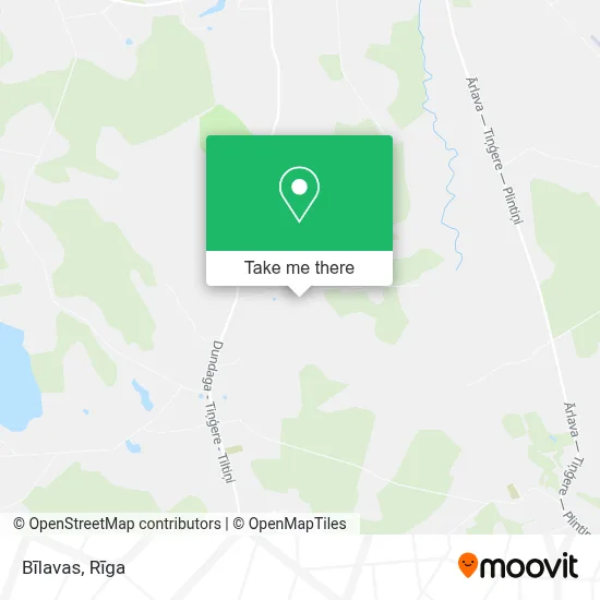 Bīlavas map