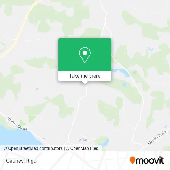 Caunes map