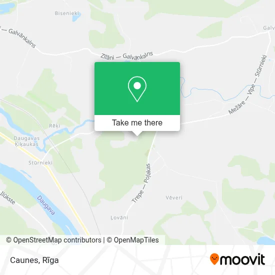 Caunes map