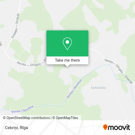 Cebriņi map