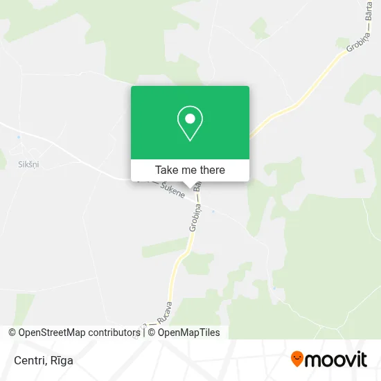 Centri map