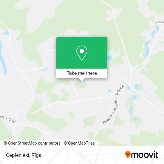 Ceplenieki map