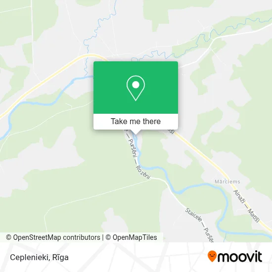 Ceplenieki map