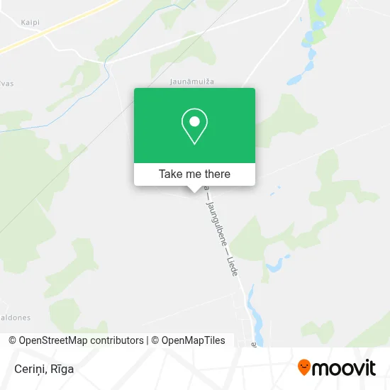 Ceriņi map