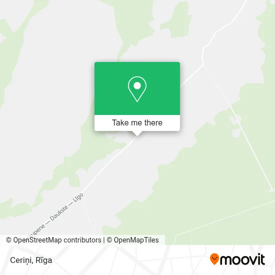 Ceriņi map