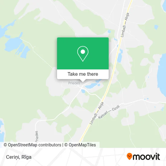 Ceriņi map