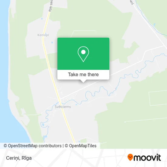 Ceriņi map