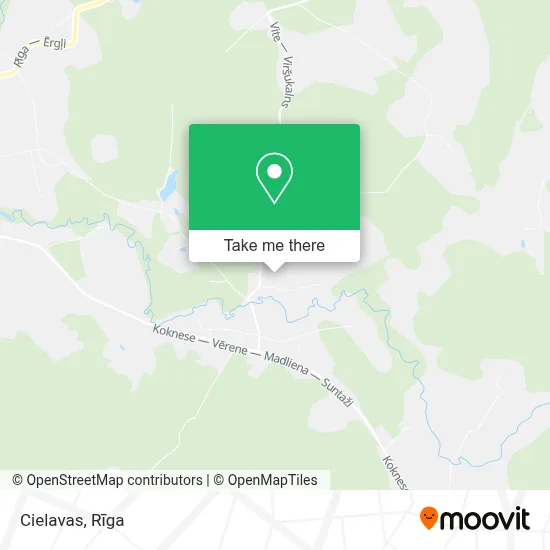 Cielavas map