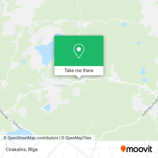 Cirakalns map