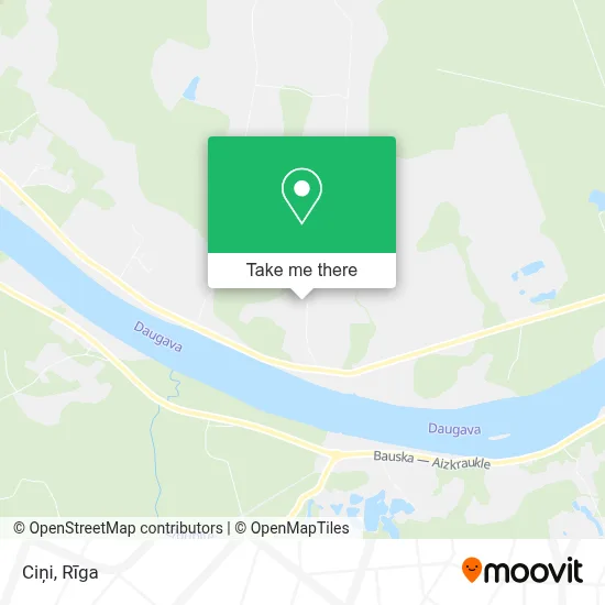 Ciņi map