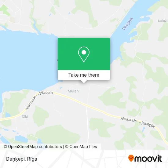 Daņķepi map
