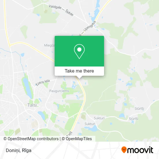 Doniņi map