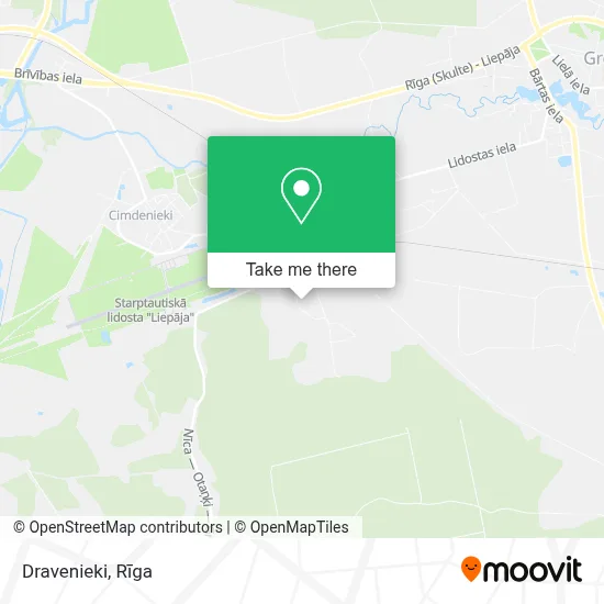 Dravenieki map