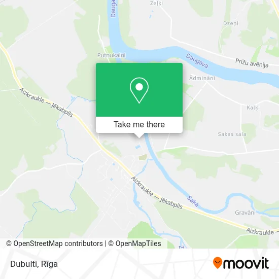 Dubulti map