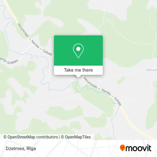 Dzelmes map