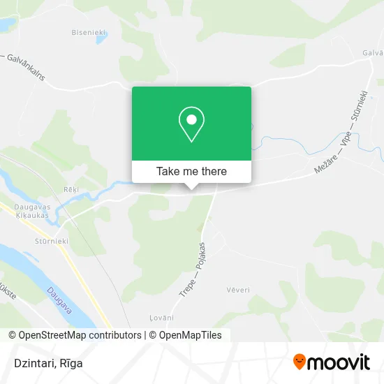 Dzintari map
