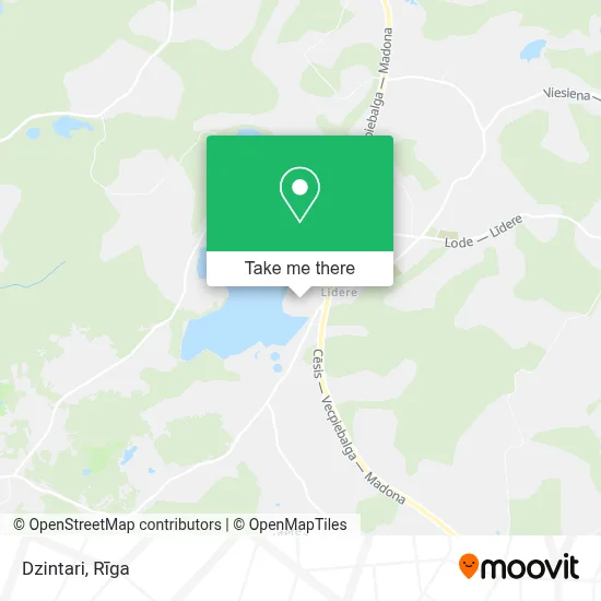 Dzintari map